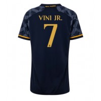 Koszulka piłkarska Real Madrid Vinicius Junior #7 Strój wyjazdowy dla kobiety 2023-24 tanio Krótki Rękaw
